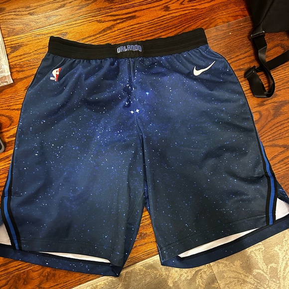 Authentic NBA Nike Orlando Magic Team Issued City Edition Game Shorts
